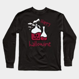 Happy Hallowine Long Sleeve T-Shirt